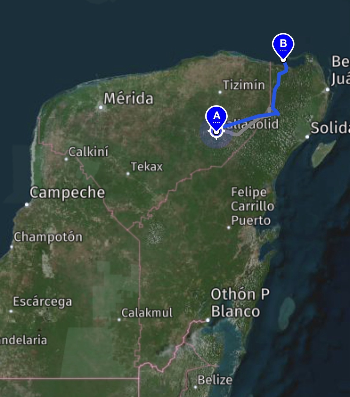 Von Valladolid nach Holbox